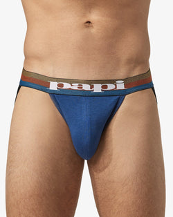 Papi Sodalite and Black 2-Pack Cotton Jockstraps thumbnail 2