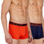 Papi Tomato and Maritime Blue 2-Pack Performance Trunks
