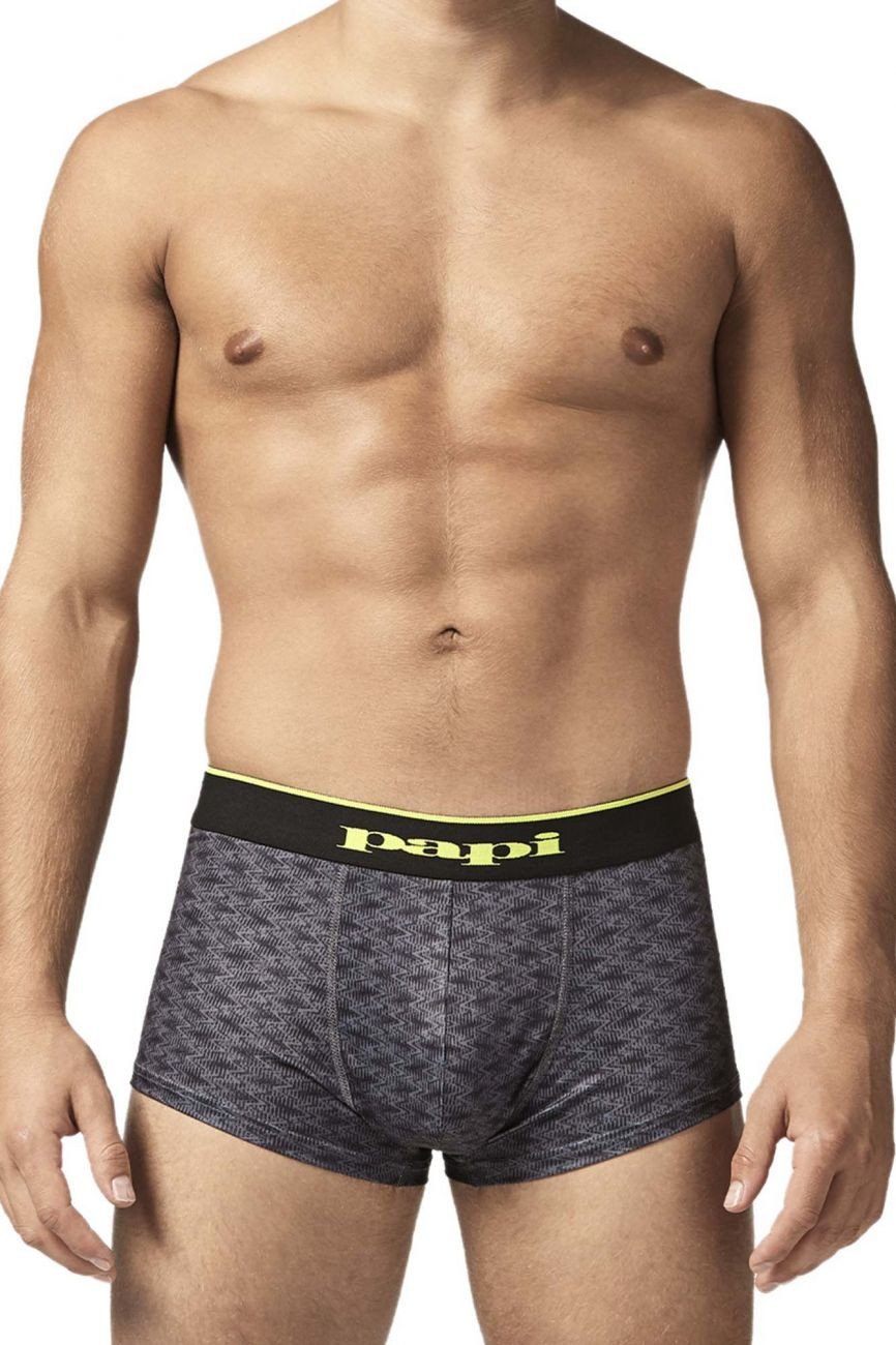 Papi charcoal Green UMPA048 2PK Microflex Brazilian Trunks