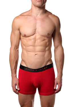 Parke & Ronen Red Solid Trunk thumbnail 1