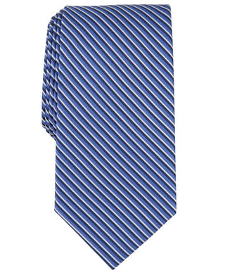 Perry Ellis Keen Stripe Tie - Navy