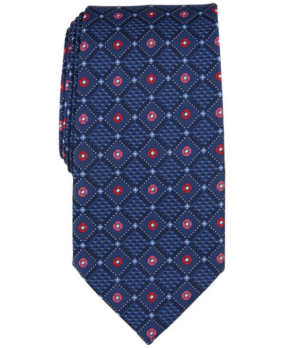 Perry Ellis Laytone Diamond Medallion Tie