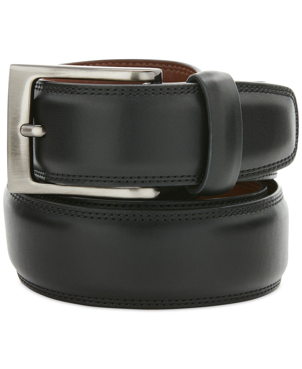 Perry Ellis Portfolio Leather Dress Belt