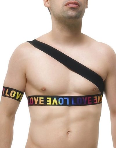 Petit Q Rainbow Love Harness