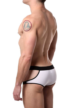 PetitQ White/Black Hips-Dont-Lie Bikini Brief thumbnail 2