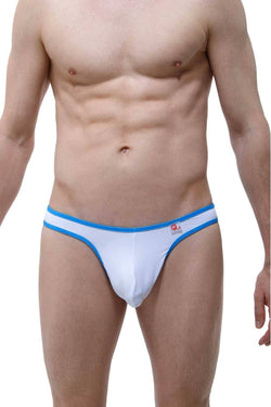 PetitQ White/Blue Bam Thong thumbnail 1