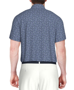 Pga Tour Athletic Fit Short Sleeve Polo Shirt Blue thumbnail 4
