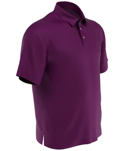 Pga Tour Birdseye Polo Shirt Plum Caspia thumbnail 2