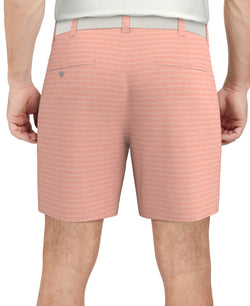 Pga Tour Blue Curacao Striped Golf Shorts pink thumbnail 3