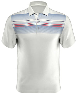 Pga Tour Engineered Stripe Polo Bright White thumbnail 4