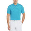 Pga Tour Feeder Stripe Polo Shirt Blue Danube
