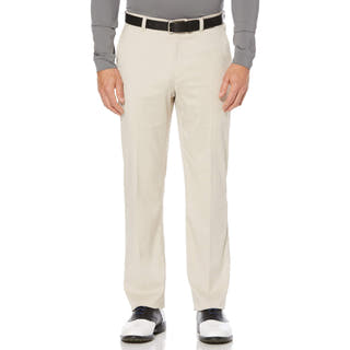 Pga Tour Flat Front Active Waistband Golf Pant Stone 40W 32L