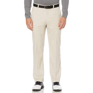 Pga Tour Flat Front Active Waistband Golf Pant Stone 40W 32L