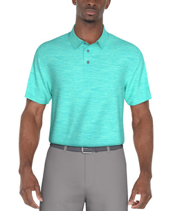 Pga Tour Jasper Airflux Short Sleeve Performance Polo Shirt - Med Bl Cur thumbnail 1