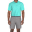 Pga Tour Jasper Airflux Short Sleeve Performance Polo Shirt - Med Bl Cur