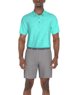 Pga Tour Jasper Airflux Short Sleeve Performance Polo Shirt - Med Bl Cur thumbnail 3