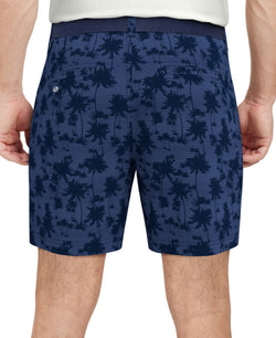 Pga Tour Men's Shadow Palm Printed 8" Golf Shorts - Insignia Blue thumbnail 3