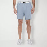 Pga Tour Regular Fit Golf Shorts 40 / Light Grey Plaid Stretch gray