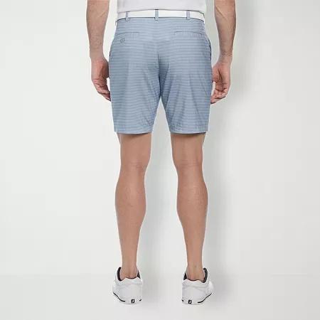 Pga Tour Regular Fit Golf Shorts 42 / 8 Grey Check [gray]