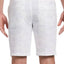 Pga Tour Seersucker Bamboo Print Shorts Bright White