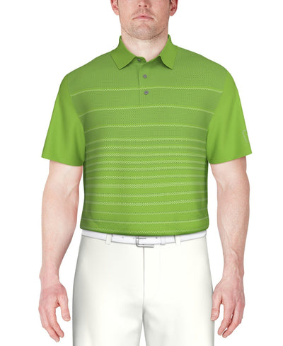 Pga Tour Short Sleeve Performance Polo Shirt - Green Flas