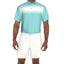 Pga Tour Short Sleeve Textured Performance Polo Shirt - Blue Curac