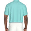 Pga Tour Short Sleeve Textured Performance Polo Shirt - Blue Curac