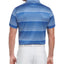 Pga Tour Space-dyed Stripe Polo Shirt Vallatra Blue