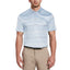 Pga Tour Striped Polo Shirt Blue Fog