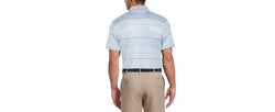Pga Tour Striped Polo Shirt Blue Fog thumbnail 2