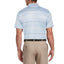 Pga Tour Striped Polo Shirt Blue Fog