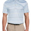 Pga Tour Striped Polo Shirt Blue Fog