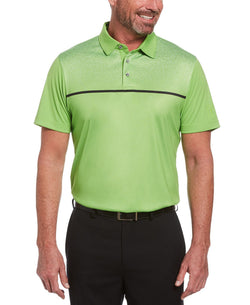 Pga Tour Textured-print Polo Shirt Jasmine Green thumbnail 1