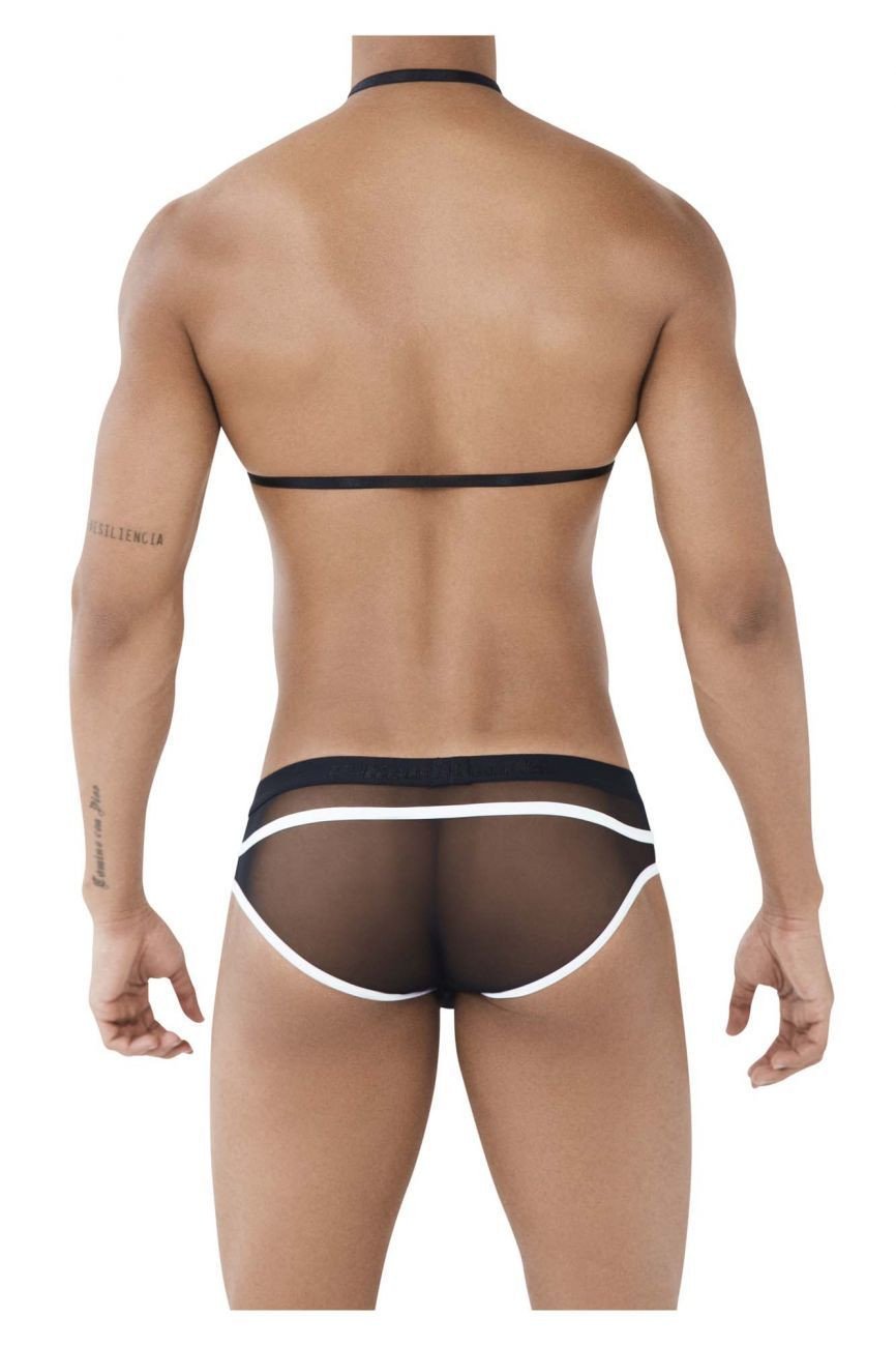 Pikante Black PIK 0495 Hot Harness Brief