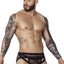 Pikante Black PIK 1093 Oomph Mesh Brief
