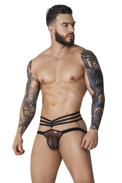 Pikante Black PIK 1095 Oomph Mesh Jockstrap