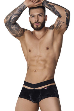 Pikante Black PIK 1096 Clandestine Velvet Trunk thumbnail 3