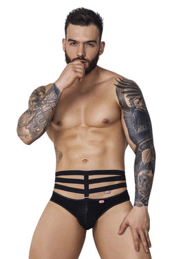 Pikante Black PIK 1097 Clandestine Velvet Brief thumbnail 1