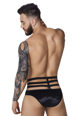 Pikante Black PIK 1097 Clandestine Velvet Brief thumbnail 2