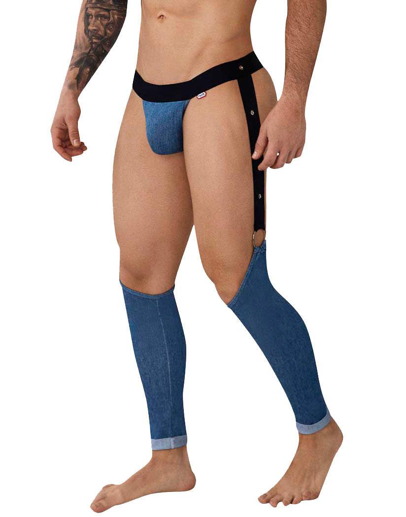 Pikante Blue Argel Garter Thong