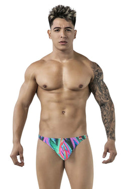Pikante Green PIK 1829 Abstract Thong thumbnail 2