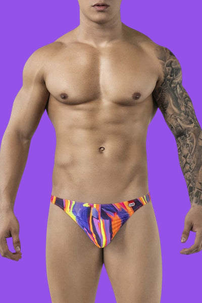 Pikante Purple PIK 1829 Abstract Thong
