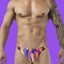 Pikante Purple PIK 1829 Abstract Thong