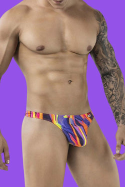 Pikante Purple PIK 1829 Abstract Thong thumbnail 4