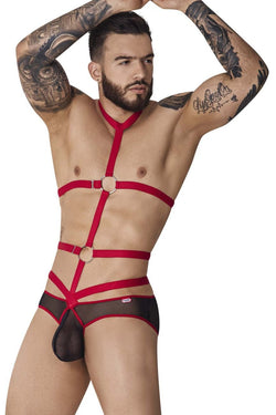 Pikante Red PIK 1084 Lips Harness Brief thumbnail 3