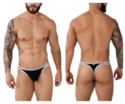 Pikante Men's Underwear PIK 0983 Novo Thongs Color Black thumbnail 1
