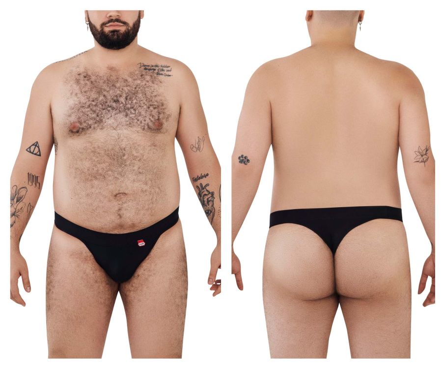 Pikante Men's Underwear PIK 1024X Terni Thongs Color Black
