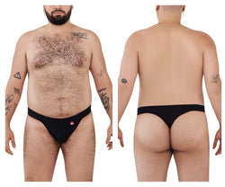 Pikante Men's Underwear PIK 1024X Terni Thongs Color Black thumbnail 1