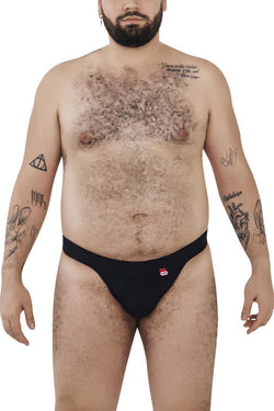 Pikante Men's Underwear PIK 1024X Terni Thongs Color Black thumbnail 2
