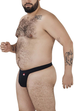 Pikante Men's Underwear PIK 1024X Terni Thongs Color Black thumbnail 4